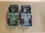 Vtg Pair Of 1950S Willys Army Tootsie Toys Green Jeeps Die-Cast Toy Cars USA