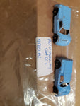 Vintage Tootsie Toys Diecast Car Automobile Metal 1960S Ford GT Blue Race Wheels