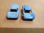 Vintage Tootsie Toys Diecast Car Automobile Metal 1960S Ford GT Blue Race Wheels