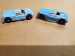 Vintage Tootsie Toys Diecast Car Automobile Metal 1960S Ford GT Blue Race Wheels