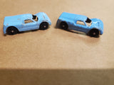 Vintage Tootsie Toys Diecast Car Automobile Metal 1960S Ford GT Blue Race Wheels