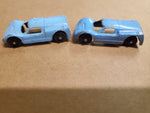 Vintage Tootsie Toys Diecast Car Automobile Metal 1960S Ford GT Blue Race Wheels