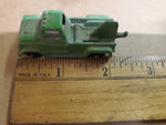 Vtg Monza Red Car & Green Salvage Wrecker Tow Truck Diecast Tootsie Toys