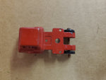 VINTAGE DIECAST RED TRUCK WITH WHITEWALL TIRES VERY COOL