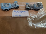 Vtg Pair Tootsie Toys Diecast Robins Egg Blue Hot Rod Roadster T-Bucket