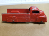 Vtg Die-Cast Red Tootsie Toy Ford F6 1949 Pick-Up Truck USA 4" Collectible