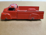 Vtg Die-Cast Red Tootsie Toy Ford F6 1949 Pick-Up Truck USA 4" Collectible