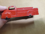 Vtg Die-Cast Red Tootsie Toy Ford F6 1949 Pick-Up Truck USA 4" Collectible
