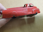 Vtg Die-Cast Red Tootsie Toy Ford F6 1949 Pick-Up Truck USA 4" Collectible
