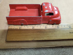 Vtg Die-Cast Red Tootsie Toy Ford F6 1949 Pick-Up Truck USA 4" Collectible
