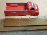 Vtg Die-Cast Red Tootsie Toy Ford F6 1949 Pick-Up Truck USA 4" Collectible