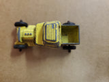 Vintage Tootsie Toy Yellow Roadster Hot Rod Pick-Up Truck Die-Cast
