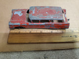 Vtg Red Tootsie Toy Ford Country Sedan Chicago 24 USA P-10296 W/Trailer Hitch
