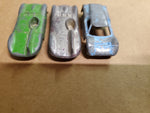 Vtg Lot Of 3 Tootsie Toys 2 Jaguars & 1 Ford GT Diecast Toy Car Collectibles
