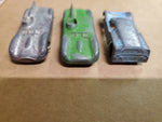 Vtg Lot Of 3 Tootsie Toys 2 Jaguars & 1 Ford GT Diecast Toy Car Collectibles