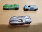 Vtg Lot Of 3 Tootsie Toys 2 Jaguars & 1 Ford GT Diecast Toy Car Collectibles