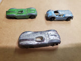 Vtg Lot Of 3 Tootsie Toys 2 Jaguars & 1 Ford GT Diecast Toy Car Collectibles