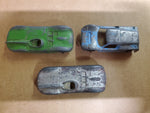 Vtg Lot Of 3 Tootsie Toys 2 Jaguars & 1 Ford GT Diecast Toy Car Collectibles