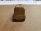 Vtg Manoli Die- Cast Slush Military Truck 1930S Toy Rubber Wheel Orig Survivor!