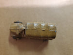 Vtg Manoli Die- Cast Slush Military Truck 1930S Toy Rubber Wheel Orig Survivor!