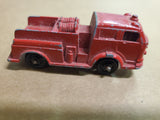 Vintage Die-Cast Tootsie Toy Red Pumper Fire Truck Made In Chicago