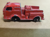Vintage Die-Cast Tootsie Toy Red Pumper Fire Truck Made In Chicago