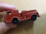 Vintage Die-Cast Tootsie Toy Red Pumper Fire Truck Made In Chicago