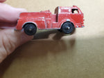 Vintage Die-Cast Tootsie Toy Red Pumper Fire Truck Made In Chicago