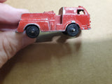 Vintage Die-Cast Tootsie Toy Red Pumper Fire Truck Made In Chicago