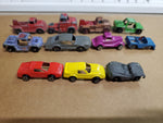 11 Vtg Tootsie Toy Die Cast Models Ford Vicky Ferrari Chevy Corvette Side Step