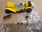 Vtg Gowland & Gowland Yellow Plastic Stutz Bearcat 1914 Model Car Parts/Repair