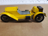 Vtg Gowland & Gowland Yellow Plastic Stutz Bearcat 1914 Model Car Parts/Repair