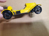 Vtg Gowland & Gowland Yellow Plastic Stutz Bearcat 1914 Model Car Parts/Repair