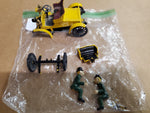 Vtg Circa 1950's Revell Action Miniature Plastic Yellow Model Car W/ Driver Ford