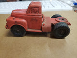 Vintage Original *Auburn Rubber Toy Semi Truck Dual Wheel *1940s Good Condition!