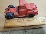 Vintage Original *Auburn Rubber Toy Semi Truck Dual Wheel *1940s Good Condition!