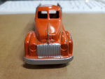 Vtg Hubley Kiddie Toy Stake Side Orange Pick Up Truck #460 Die Cast Orig Paint