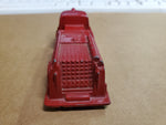 Vtg Midgetoy USA toy trucks red fire engine emergency service vehicle die cast