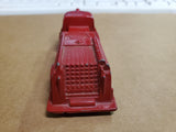 Vtg Midgetoy USA toy trucks red fire engine emergency service vehicle die cast