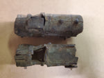 2Pc Antique Hubley Arcade Cast Iron Toy Gasoline Truck Lot Nice Patina Repurpose