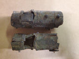 2Pc Antique Hubley Arcade Cast Iron Toy Gasoline Truck Lot Nice Patina Repurpose