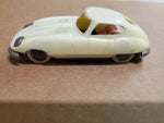 Vtg Japan Plastic and Tin Toy Sports Car Porcha Jaguar Nice Shape!