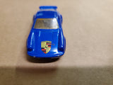 Vtg Matchbox Porsche Turbo Model Car 1978 Blue 3 inch toy Made in Macau VF Cond.