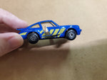 Vtg Matchbox Porsche Turbo Model Car 1978 Blue 3 inch toy Made in Macau VF Cond.