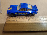 Vtg Matchbox Porsche Turbo Model Car 1978 Blue 3 inch toy Made in Macau VF Cond.