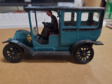 Vintage Gowland & Gowland Copyright 1952 Plastic Green Cadillac 1910 W/Driver