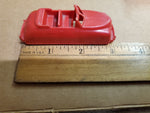 3 PLASTIC RENWAL PLASTIC TOY CARS #147 CONV. #145 FIRE TRUCK & #148 DELIVERY