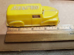 3 PLASTIC RENWAL PLASTIC TOY CARS #147 CONV. #145 FIRE TRUCK & #148 DELIVERY