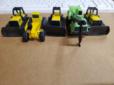 Near Vintage 1994 Lot of 5 Tonka Toys Bull Dozers Crane Construction Machinery