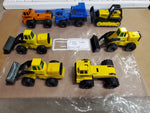 Vintage 1992 Lot of 7 Tonka Toys Tractor Bull Dozer Heavy Machinery Construction